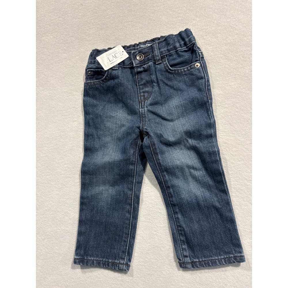 The Childrens Place Toddler Boys Skinny Jeans Dark Wash Blue 18-24M NWT